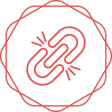 kırmızı daire işaretinin çizgi simgesi