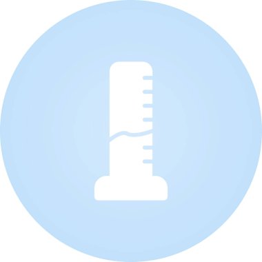 Termometre. Web simgesi basit illüstrasyon