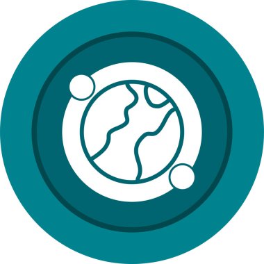 vektör Earth web simgesi