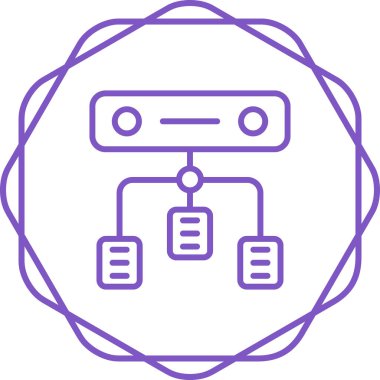 Yapay zeka. Basit illüstrasyon