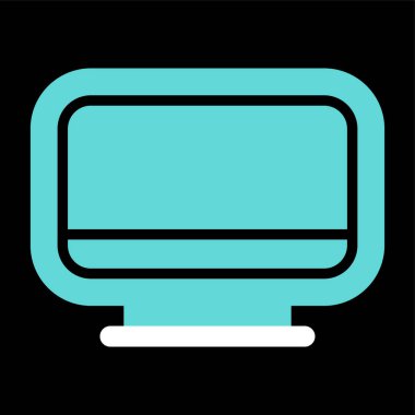  Bilgisayar web simge vektör çizim