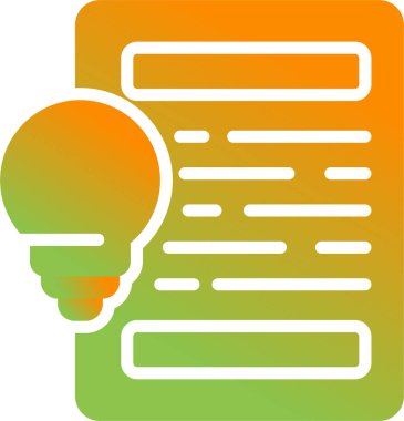 Belge simgesinin vektör illüstrasyonu