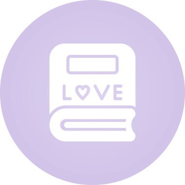 Modern kalbin vektör illüstrasyon simgesi