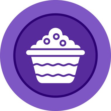 Kek. Web simgesi vektör illüstrasyonu