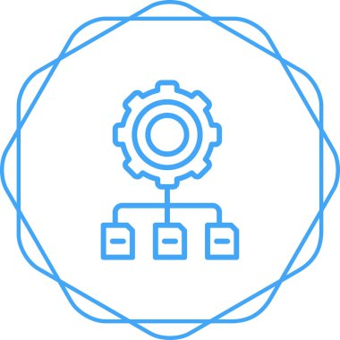 belge simgesi, vektör illüstrasyonu 