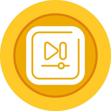 Modern simgenin vektör illüstrasyonu