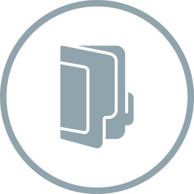 kitap simgesi vektör illüstrasyonu