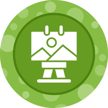 Kamera. Web simgesi basit illüstrasyon