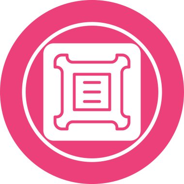 Çin fener ikonunun vektör illüstrasyonu