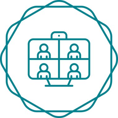 İş ve finans simgesinin vektör illüstrasyonu