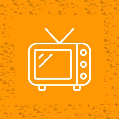 tv sign icon. vector illustration