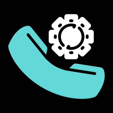 Modern b 'nin vektör illüstrasyonu çağrı simgesinden yoksun