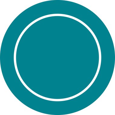 çember şekil simgesi, vektör, daire tasarım ögesi