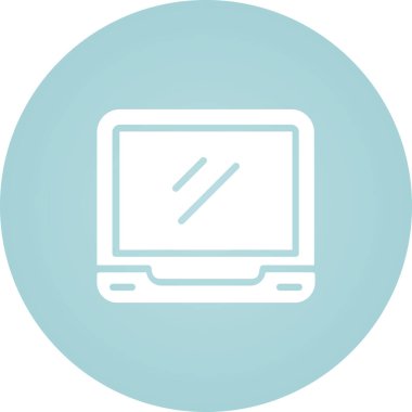 Bilgisayar. Web simgesi basit illüstrasyon