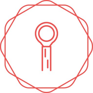 Anahtar kilidi vektör illüstrasyonu