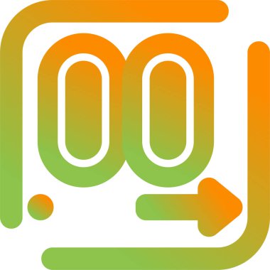 yön simgesi, basit vektör illüstrasyonu