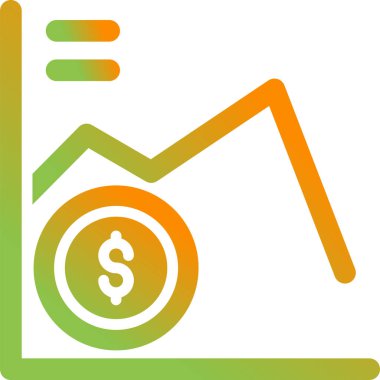 finansal rapor çizelgesi simgesi
