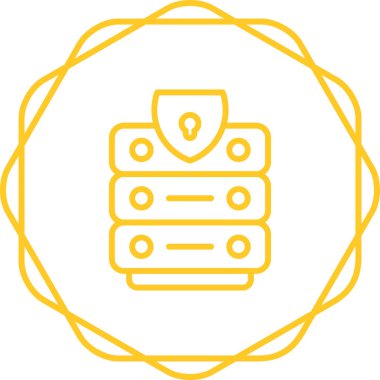 Bir simgenin vektör illüstrasyonu