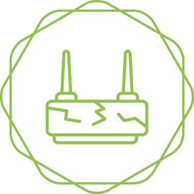 router simgesi web basit illüstrasyon