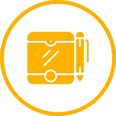 belge simgesi vektör illüstrasyonu