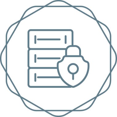 sunucu web simgesi vektör illüstrasyonu