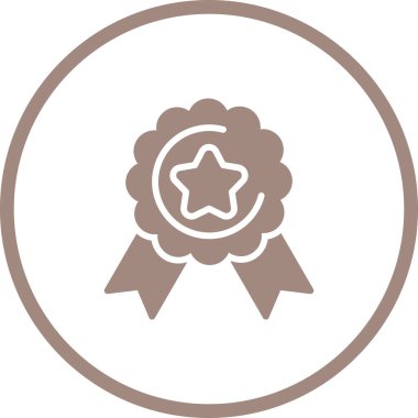 Madalya. Web simgesi basit tasarım