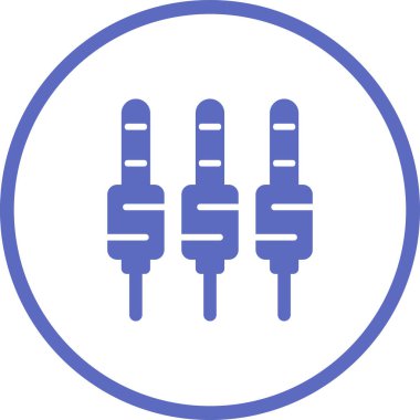 Dolgu simgesi vektör illüstrasyonu