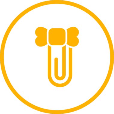 Bir çiçek simgesinin vektör illüstrasyonu