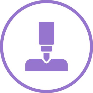 Fırça. Web simgesi basit tasarım