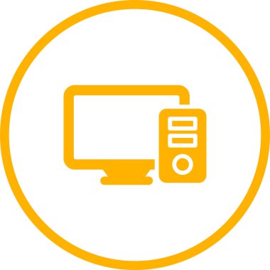 bilgisayar simgesi vektör illüstrasyonu