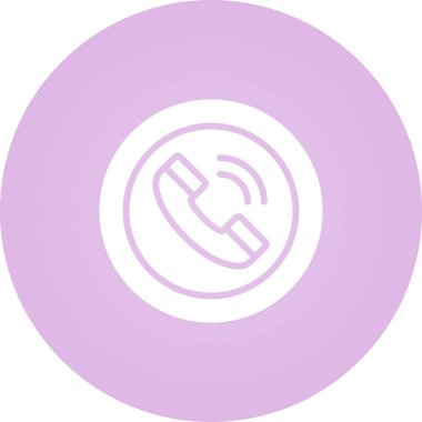 Modern telefon simgesinin vektör illüstrasyonu