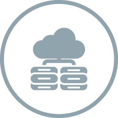 Web Ev Sahipliği web simgesi vektör çizimi