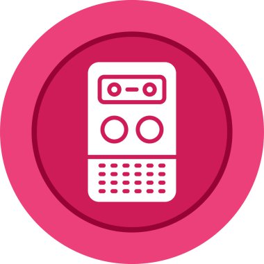 Radyo simgesinin vektör illüstrasyonu