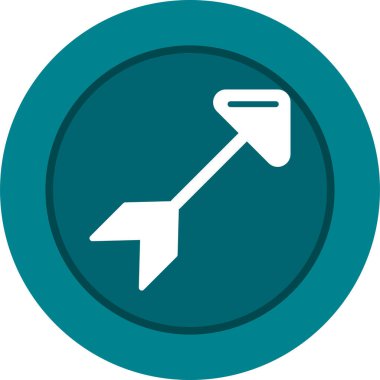 ok simgesi vektör illüstrasyonu