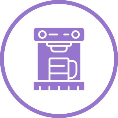 robot. Web simgesi basit illüstrasyon