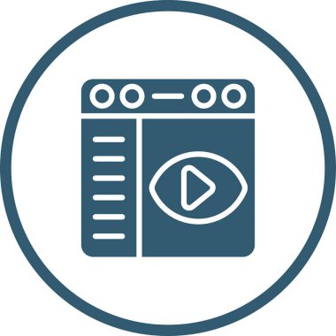 seo modern simgesinin vektör illüstrasyonu