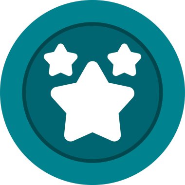 yıldız simgesi vektör illüstrasyonu