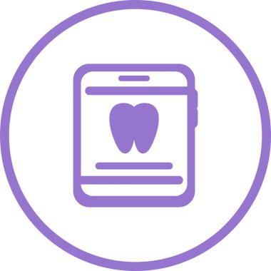 Modern simgenin vektör illüstrasyonu