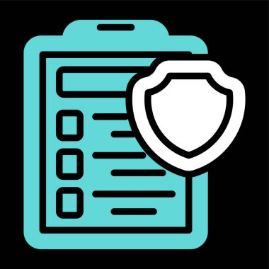 Kalkan Simgesi Soyut Arka Gruplandırmada İzole Edildi