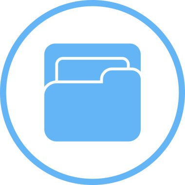 Dosya. Web simgesi basit illüstrasyon