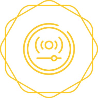 trend düz stil izole edilmiş arkaplanda radyo sinyali simgesi