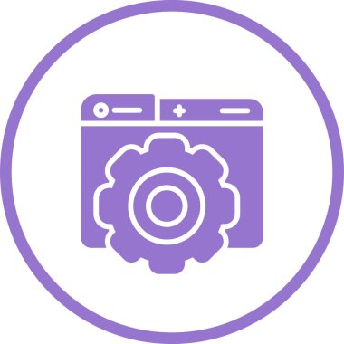 ayarları web simge vektör çizim 