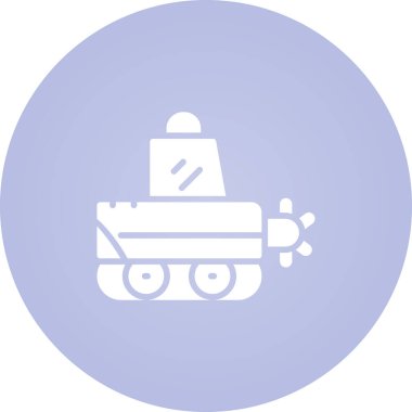 Bir robotun vektör simgesi