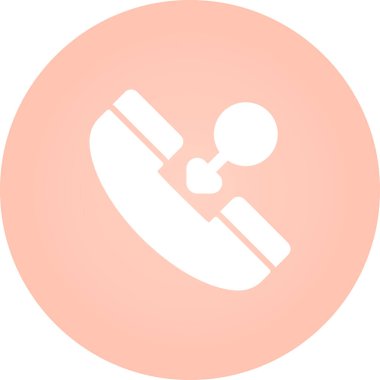 Çağrı. Web simgesi basit illüstrasyon