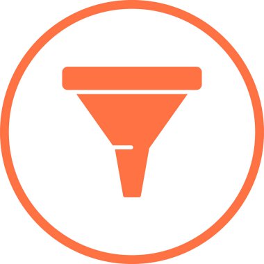 Web simgesi vektör illüstrasyonu filtreleniyor