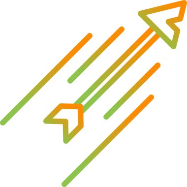 Ok. Web simgesi basit illüstrasyon