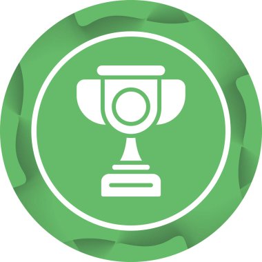 Kupa ikonu. vektör illüstrasyonu