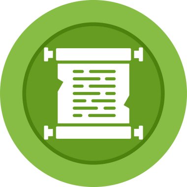 Belge. Web simgesi basit illüstrasyon