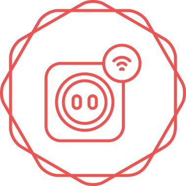 İnternet bağlantısı vektör çizgisi simgesi, işaret, arkaplanda sembol, vektör simgesi, düzenlenebilir vuruş.