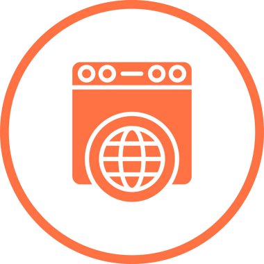 Modern simgenin vektör illüstrasyonu